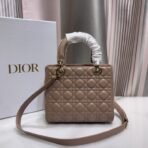 Medium Lady Dior Lambskin  Bag - Image 5