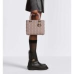 Medium Lady Dior Lambskin  Bag - Image 9