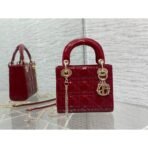 Mini Lady Dior Bag Lacquer leather - Image 10
