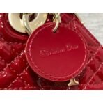 Mini Lady Dior Bag Lacquer leather - Image 8