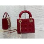 Mini Lady Dior Bag Lacquer leather - Image 7