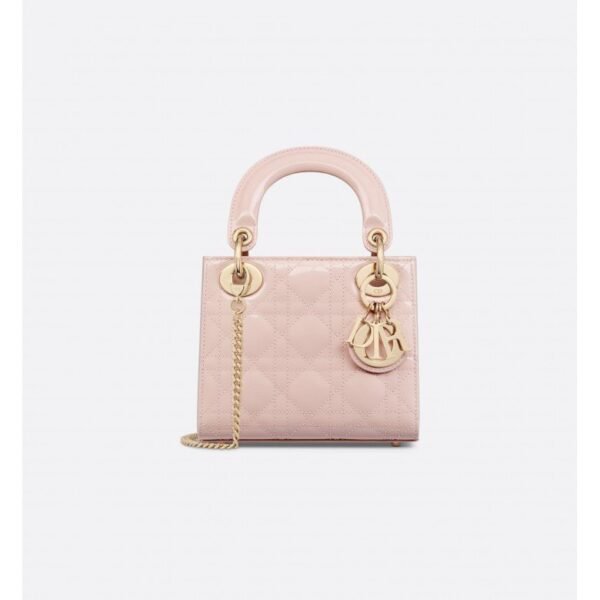 Mini Lady Dior Bag Lacquer leather