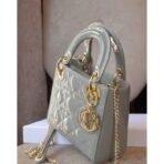 Mini Lady Dior Bag Lacquer leather - Image 5