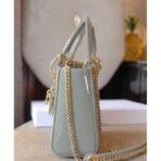 Mini Lady Dior Bag Lacquer leather - Image 9