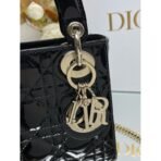 Mini Lady Dior Bag Lacquer leather - Image 9
