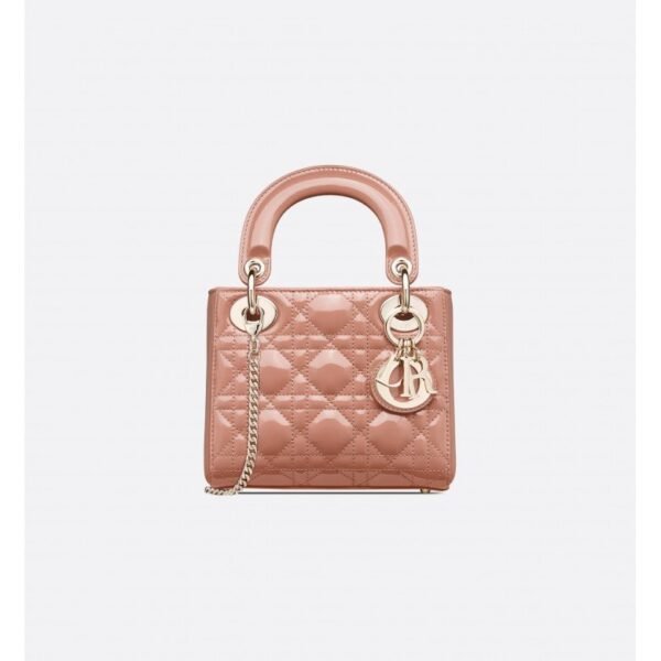 Mini Lady Dior Bag Lacquer leather