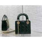 Mini Lady Dior Bag Lacquer leather - Image 5