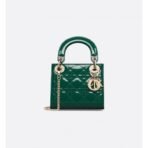 Mini Lady Dior Bag Lacquer leather