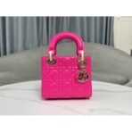 Mini Lady Dior Bag Lacquer leather - Image 9
