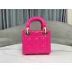 Mini Lady Dior Bag Lacquer leather - Image 8