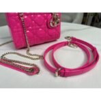 Mini Lady Dior Bag Lacquer leather - Image 7