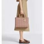 Large Lady Dior Lambskin Bag - Image 11