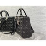 Large Lady Dior Lambskin Bag - Image 3