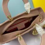 Large Lady Dior Lambskin Bag - Image 8