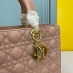 Large Lady Dior Lambskin Bag - Image 4