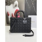 Large Lady Dior Lambskin Bag - Image 9