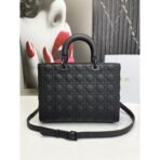 Large Lady Dior Lambskin Bag - Image 7