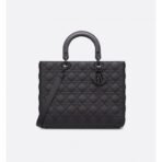 Large Lady Dior Lambskin Bag