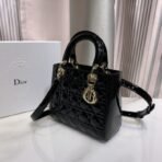 Medium Lady Dior Lacquer leather  Bag - Image 7