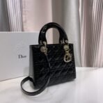 Medium Lady Dior Lacquer leather  Bag - Image 6