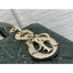 Medium Lady Dior Lacquer leather  Bag - Image 6