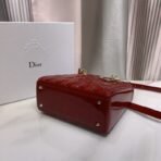 Medium Lady Dior Lacquer leather  Bag - Image 3