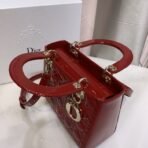 Medium Lady Dior Lacquer leather  Bag - Image 4