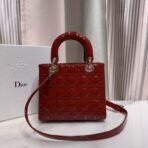 Medium Lady Dior Lacquer leather  Bag - Image 10