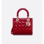 Medium Lady Dior Lacquer leather  Bag