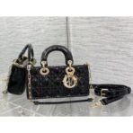 Small Lady D-Joy bag Lacquer leather - Image 8