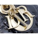 Small Lady D-Joy bag Lacquer leather - Image 5