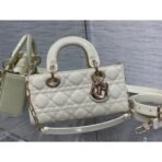 Small Lady D-Joy bag Lacquer leather - Image 8