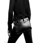 SAC DE JOUR NANO IN CROCODILE EMBOSSED LEATHER - Image 11