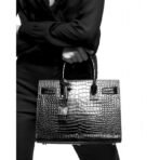 SAC DE JOUR BABY IN EMBOSSED CROCODILE LEATHER - Image 11