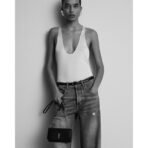 CASSANDRE PHONE HOLDER IN SMOOTH LEATHER - Image 11