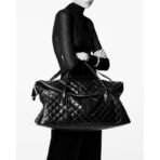 ES GIANT TRAVEL BAG IN QUILTED LEATHER - Image 10