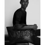 SAINT LAURENT MAXI TOTE IN PATENT CANVAS - Image 11