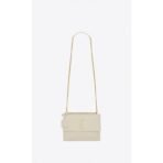 SUNSET MEDIUM IN CROCODILE-EMBOSSED LEATHER