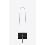 KATE SMALL TASSEL IN CROCODILE-EMBOSSED LEATHER