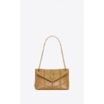 SMALL PUFFER IN CRINKLED LEATHER