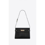 MANHATTAN IN CROCODILE-EMBOSSED SHINY LEATHER