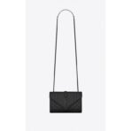 ENVELOPE SMALL IN QUILTED GRAIN DE POUDRE EMBOSSED LEATHER