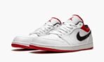 Air Jordan 1 Low White / Gym Red - Image 3