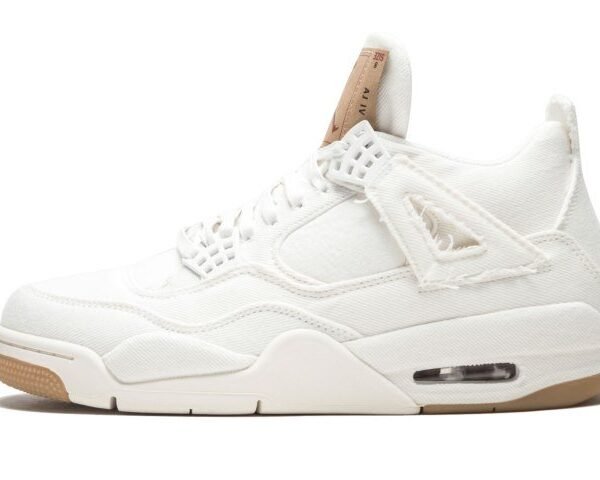Air Jordan 4 Retro Levis NRG White Denim
