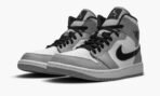 Air Jordan 1 Mid Light Smoke Grey - Image 4