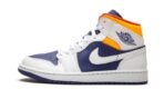 Air Jordan 1 Mid Royal Blue / Laser Orange
