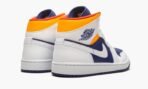 Air Jordan 1 Mid Royal Blue / Laser Orange - Image 4