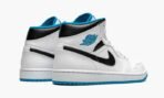 Air Jordan 1 Mid White / Laser Blue - Image 4