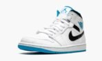 Air Jordan 1 Mid White / Laser Blue - Image 5