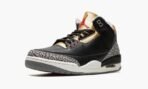WMNS Air Jordan 3 Black Cement Gold - Image 4